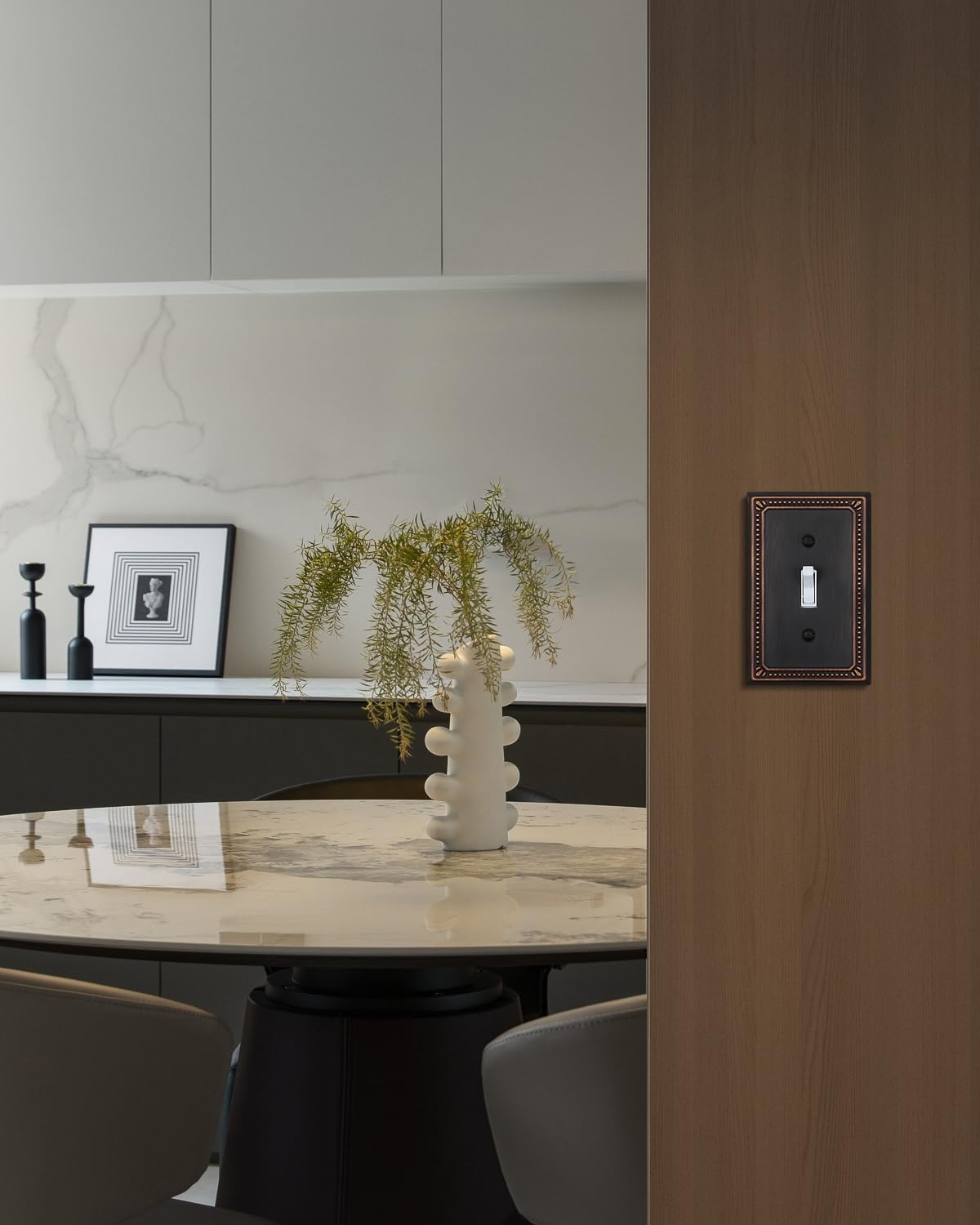 ZILLSEA aged bronze finish detail adds vintage elegance
