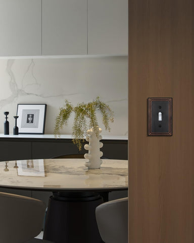 ZILLSEA aged bronze finish detail adds vintage elegance
