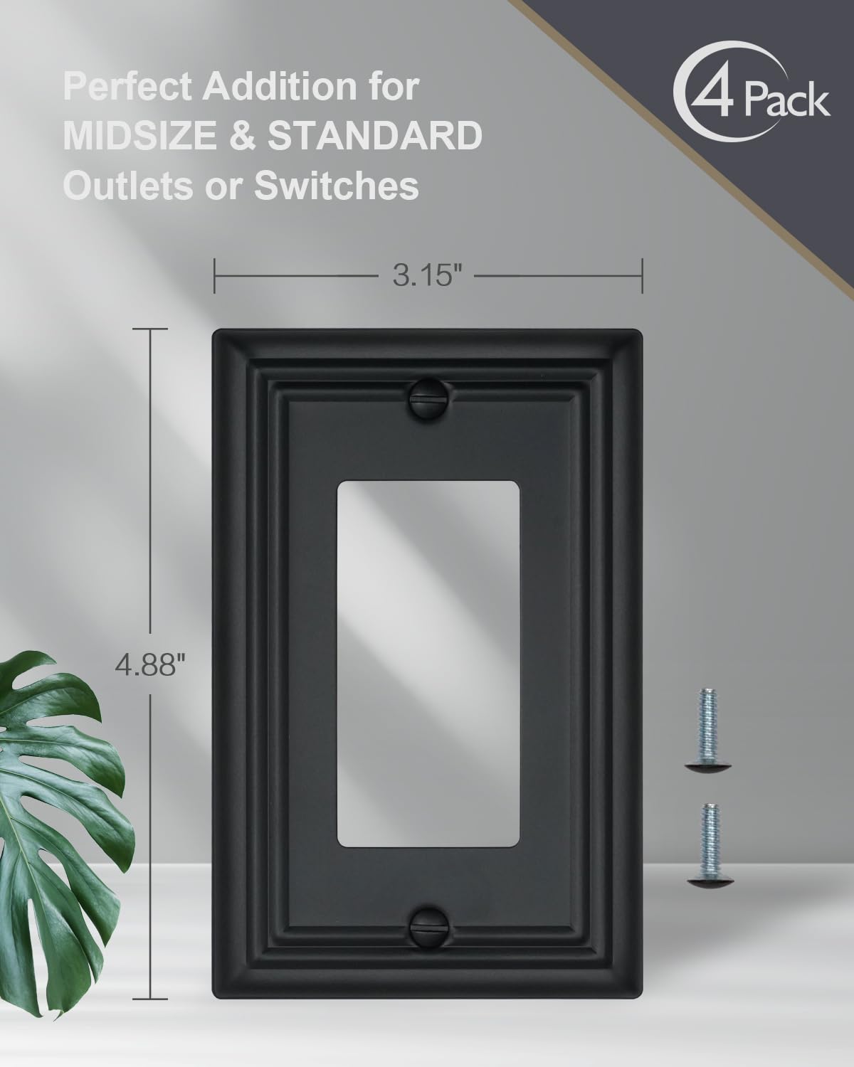ZILLSEA decorator plate dimensions 3.15 by 4.88 inches