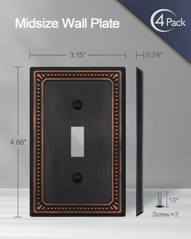ZILLSEA included screws ensure secure installation and a clean finish
