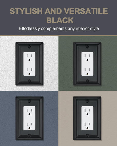 ZILLSEA metal outlet cover midsize protects outlets with style