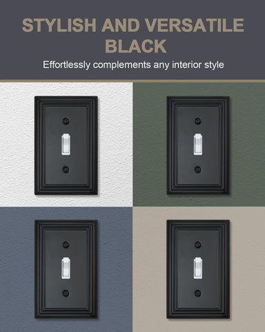 ZILLSEA metal switch cover delivers a durable, corrosion-resistant finish.