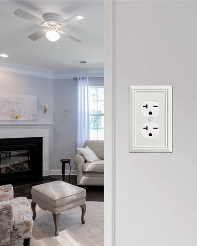 ZILLSEA wall plate with durability-focused metal construction supports daily use.