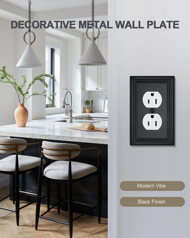 ZILLSEA wall plate with screws included for quick installation.