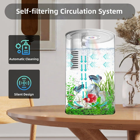 Zingbabu 17-color LED aquarium illumination adds mood and vivid fish colors
