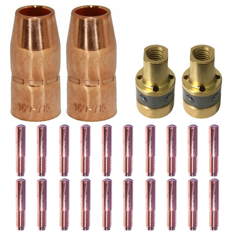 Zinger MIG contact tip 0.030 for Millermatic/M-15 and Hobart H-9/H-10 enables smoother wire feed