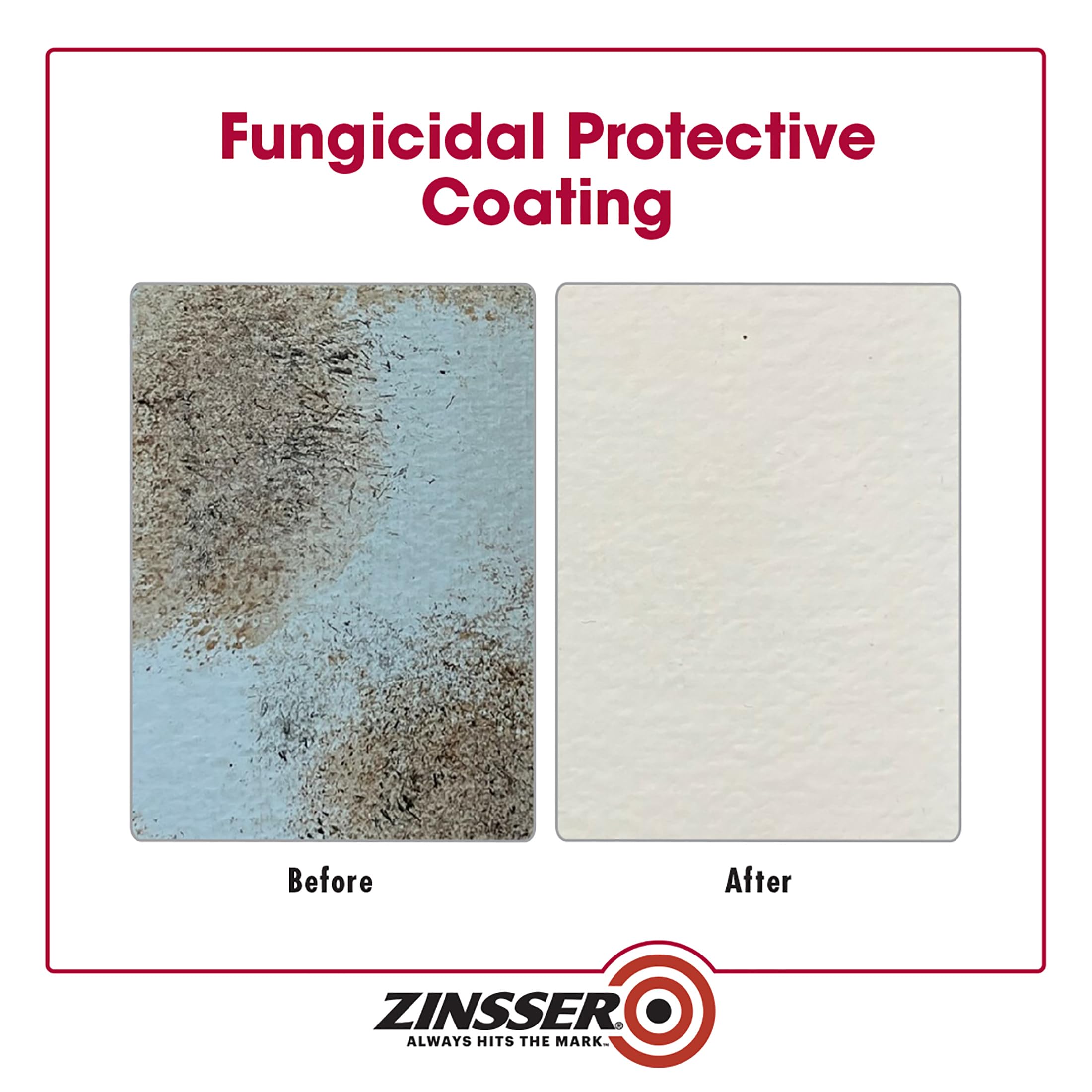 Zinsser primer illustrated for bathroom or basement application