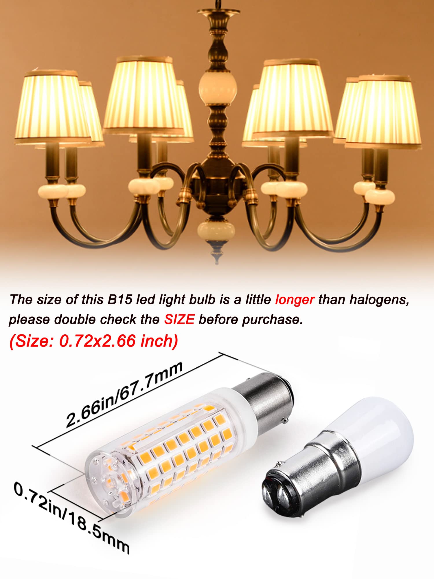 Ziomitus BA15D LED bulb dimming range for ambience.
