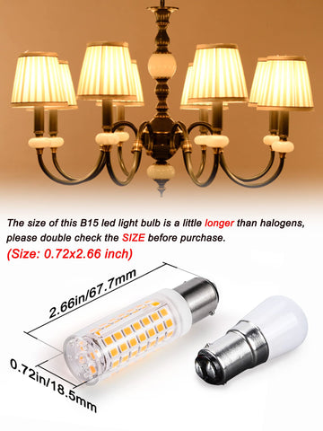 Ziomitus BA15D LED bulb dimming range for ambience.