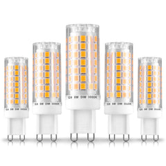 Ziomitus G9 LED bulb 5W warm white 3000K for cozy ambience and 600 lm brightness