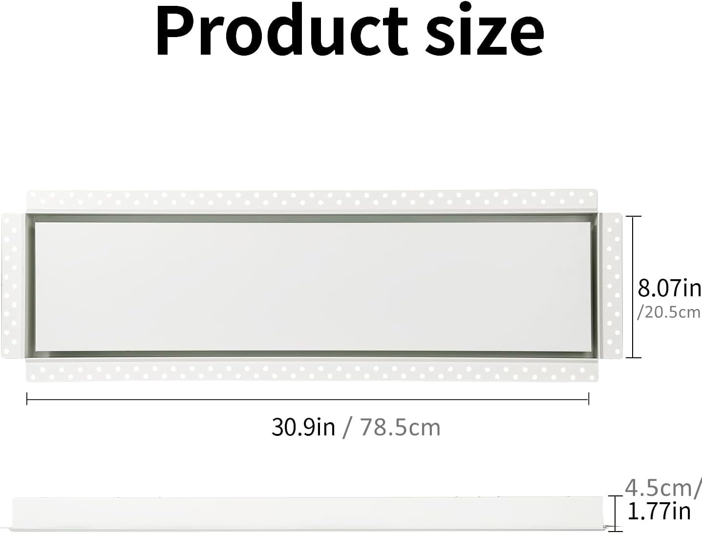 Zion Steel Return Air Grille living room vent cover for sleek HVAC styling
