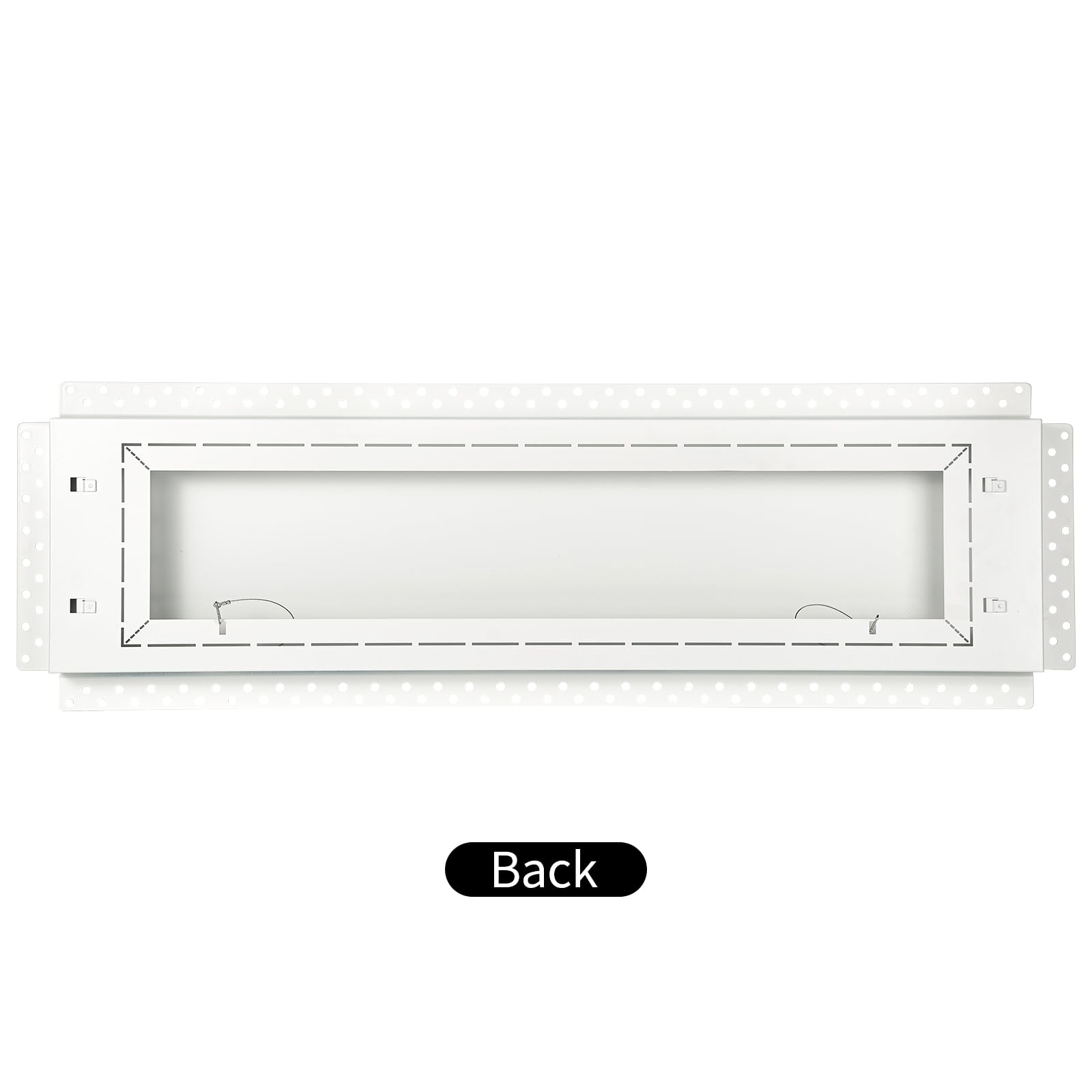 Zion Steel Return Air Grille wall profile closeup highlights durable stainless steel finish