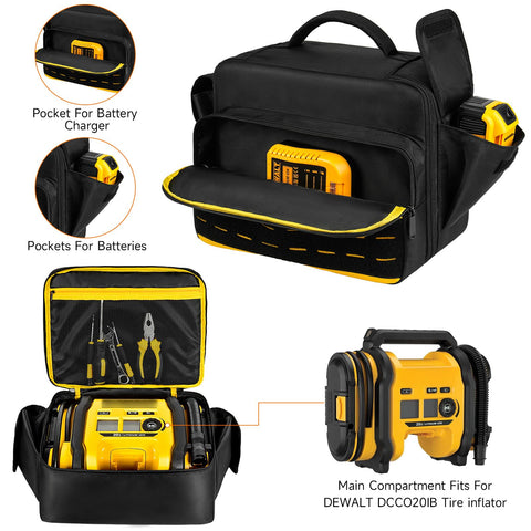 ZIOZERTT inner mesh pocket holds cables neatly for quick access.