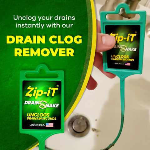 Zip-It drain snake flexibility helps reach deep pipes without breakage.