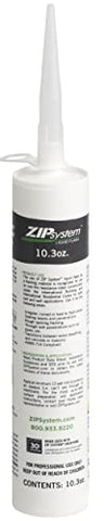 ZIP System Liquid Flash cartridge shown, ready for sealing 10.3 oz with durable weather resistance.