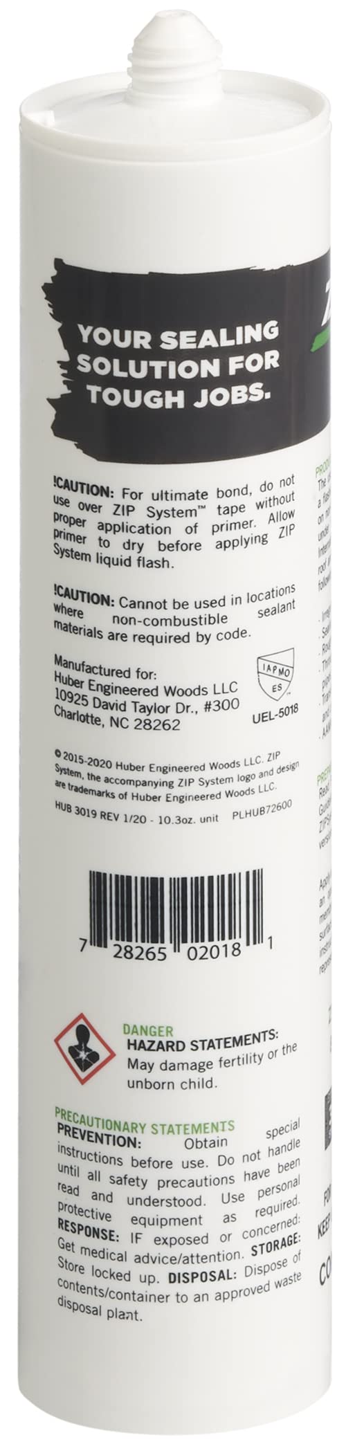 ZIP System Liquid Flash sealing a penetration seam for long-lasting air and water seal.