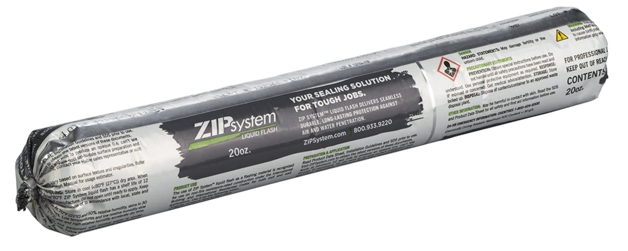 ZIP System Liquid Flash tube seal demonstrates weatherproof sealing for joints