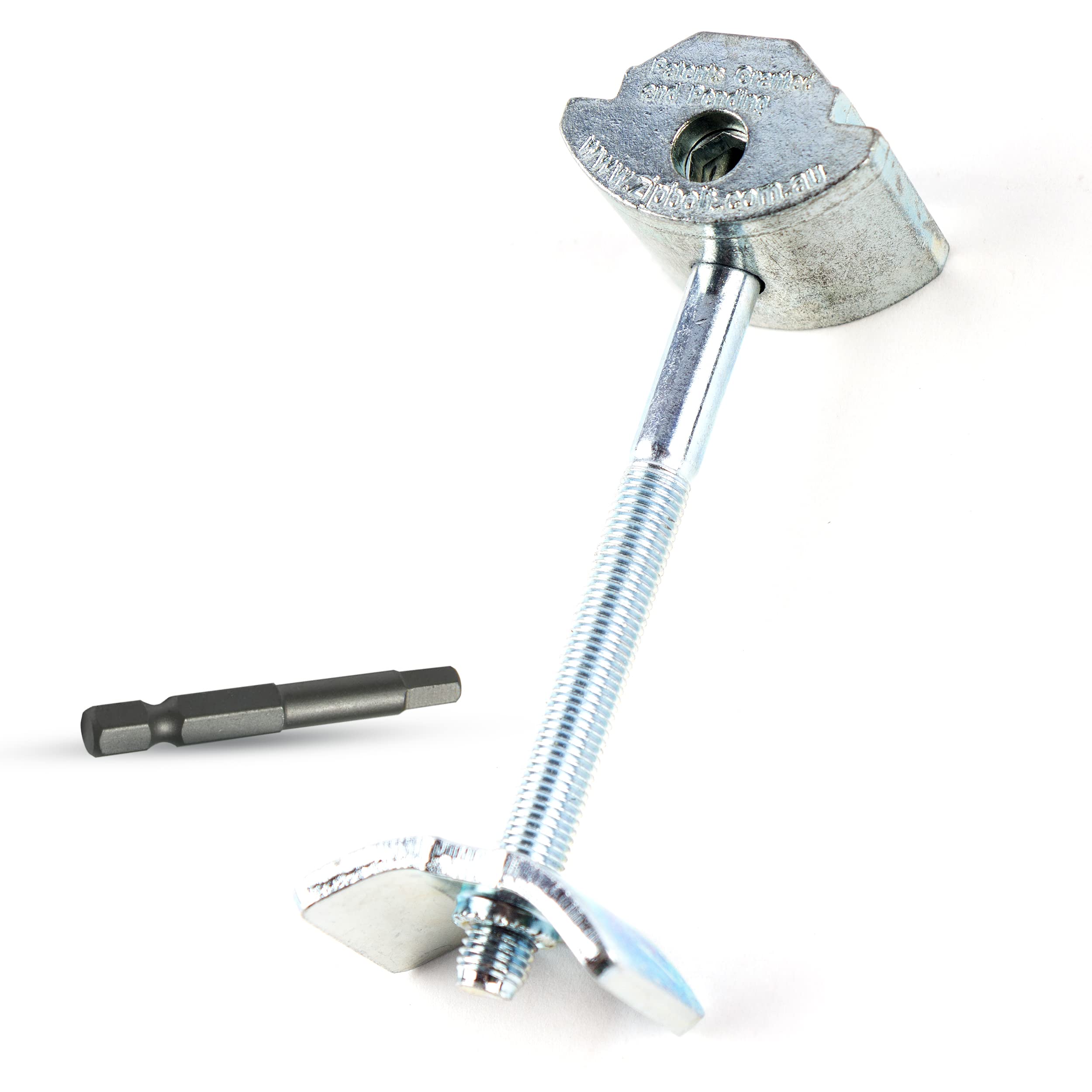 Zipbolt 10500 connector pack top view for quick, sturdy countertop joins.