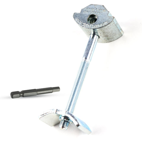 Zipbolt 10500 connector pack top view for quick, sturdy countertop joins.