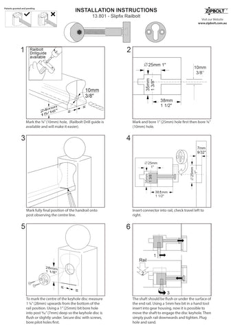 Zipbolt gear-driven mechanism showcases innovative design for smoother handrail joins.