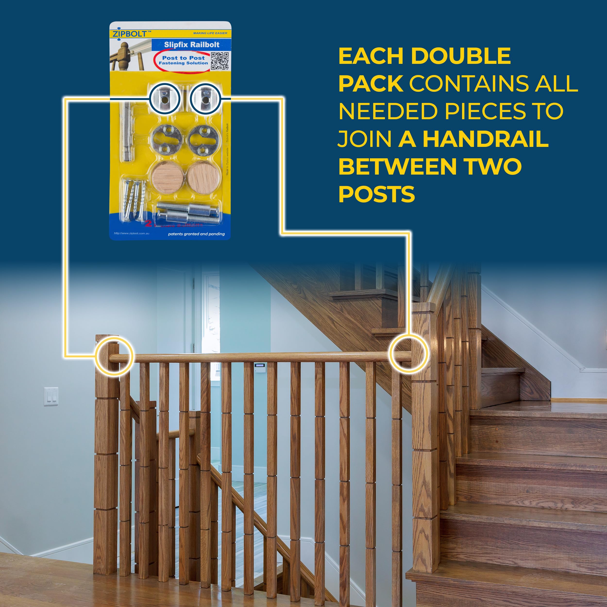 Zipbolt open channel design shows drop-on housing without nuts or washers.