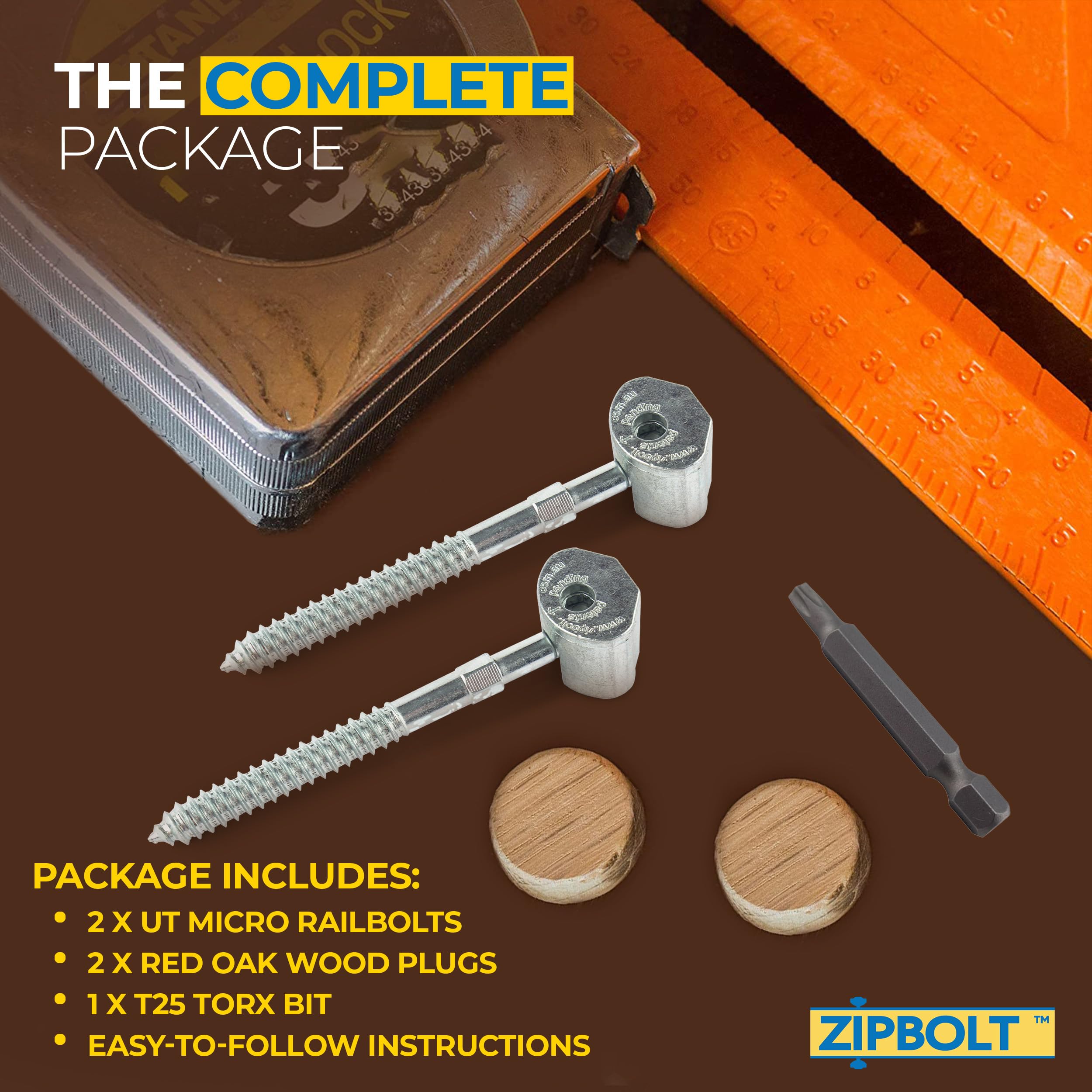 Zipbolt 16.610 UT Micro Railbolt gear illustrates patent-driven drive system