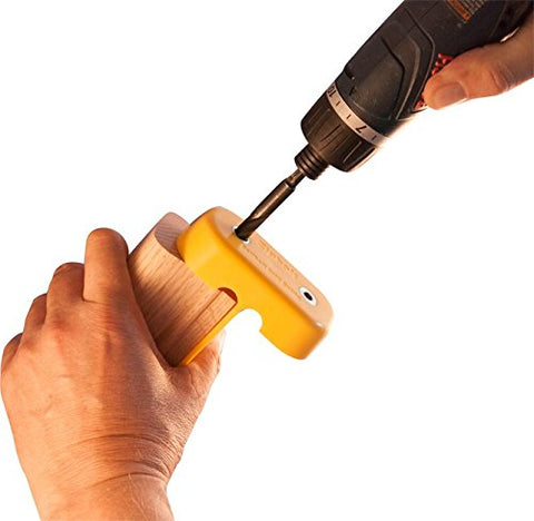 Zipbolt Railbolt Drill Guide with bits included showcased for quick setup on site.