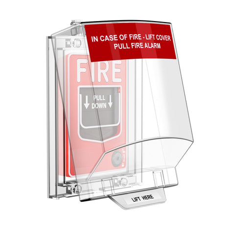 Zipcase Fire Alarm Cover with crystal-clear view for quick checks