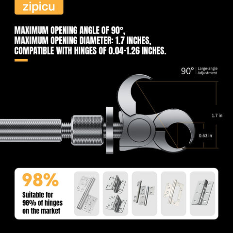 ZIPICU New-GEN tool provides fast, damage-free fixes to correct misalignment without removing the door