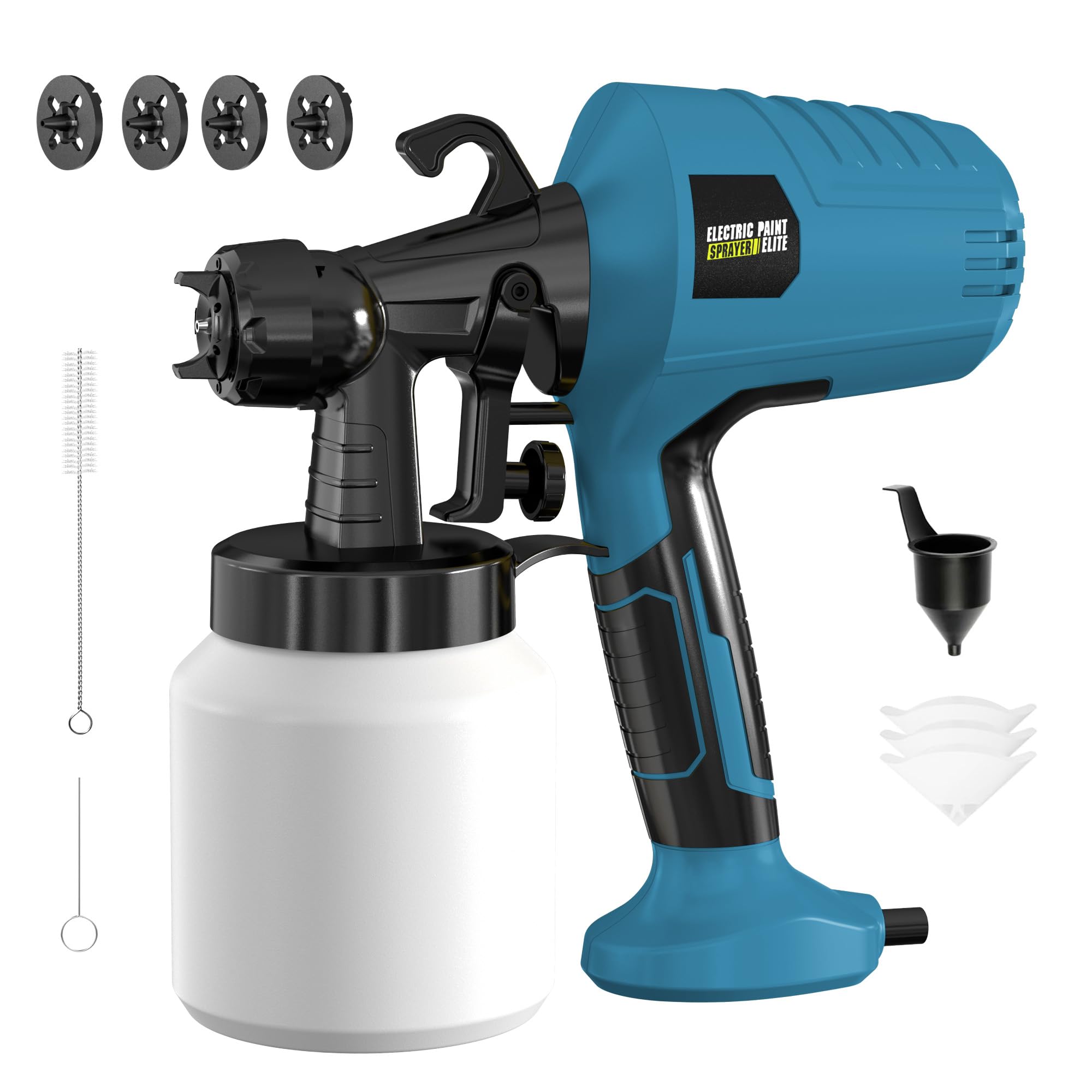 ZippyZebra paint sprayer main unit with 1000W HVLP power for smooth coats