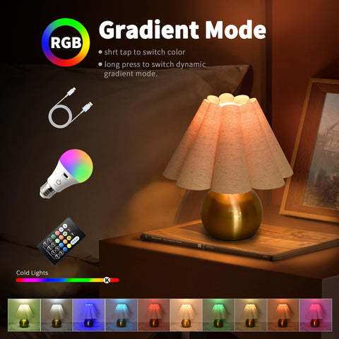 Ziqqeelam lamp on bedside table ideal for convenient reading.