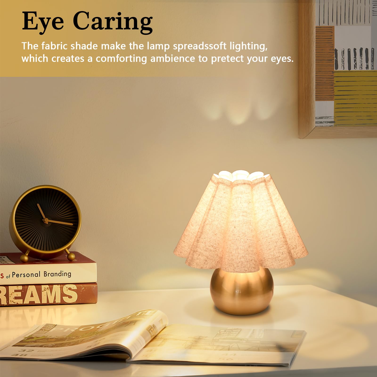Ziqqeelam dimmable-ready setup with smart bulbs for versatile ambiance.