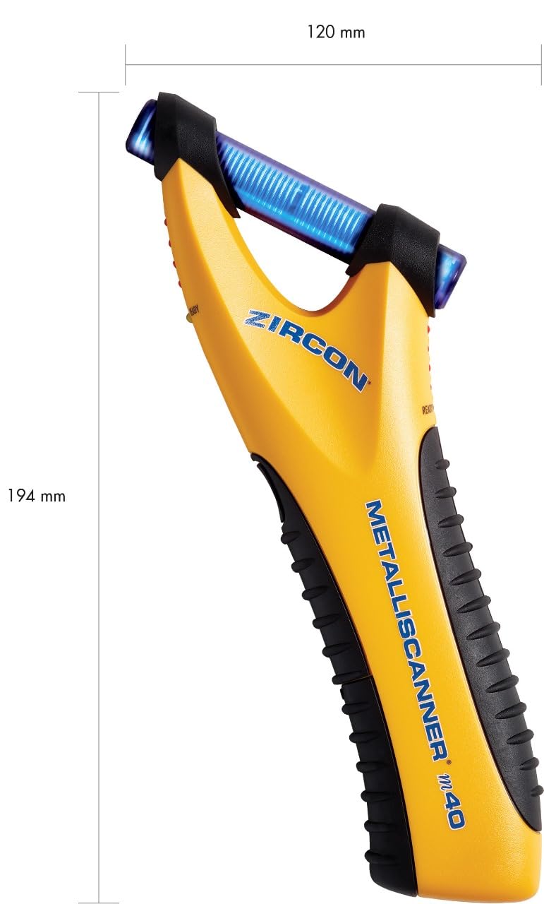 Zircon MetalliScanner m40 locates copper pipes and conduits inside walls.