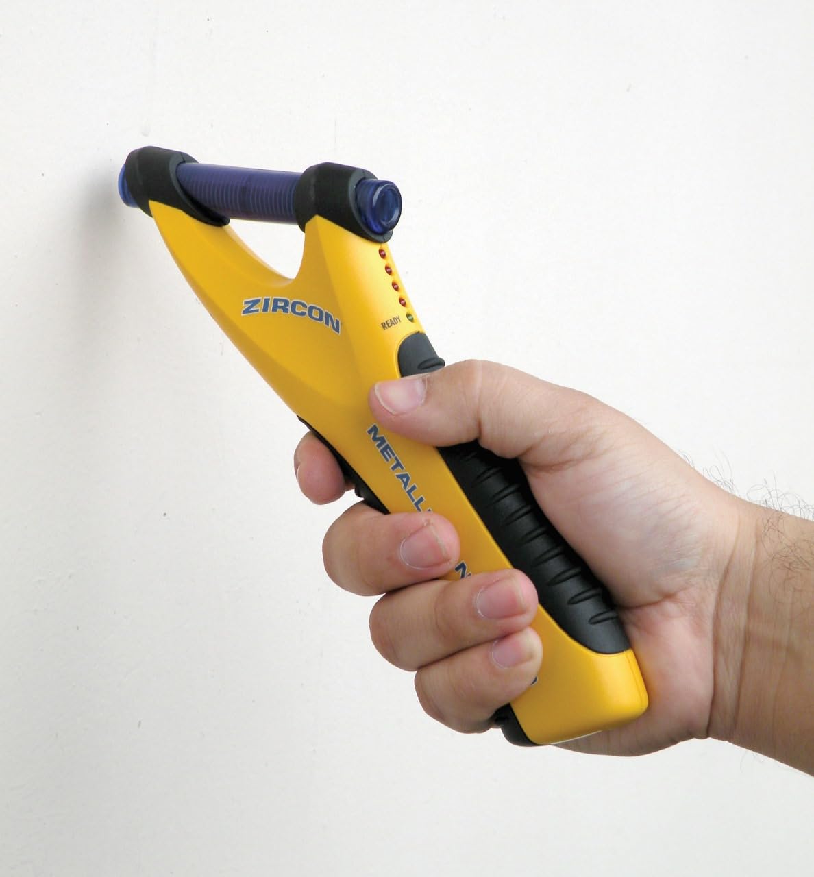 Zircon MetalliScanner m40 locates studs in wood and plaster for secure mounting.