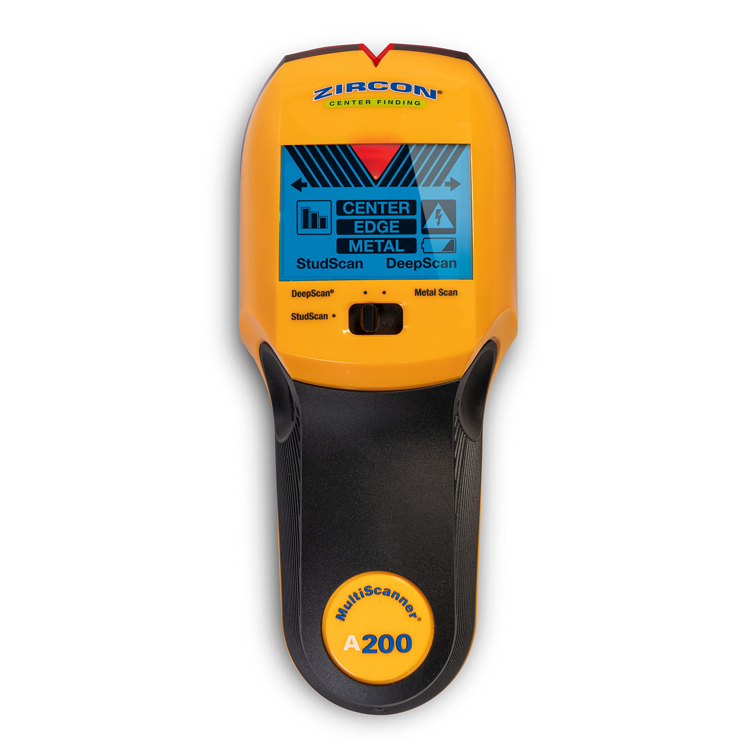 Zircon MultiScanner A200 front view for easy, one-handed wall scanning