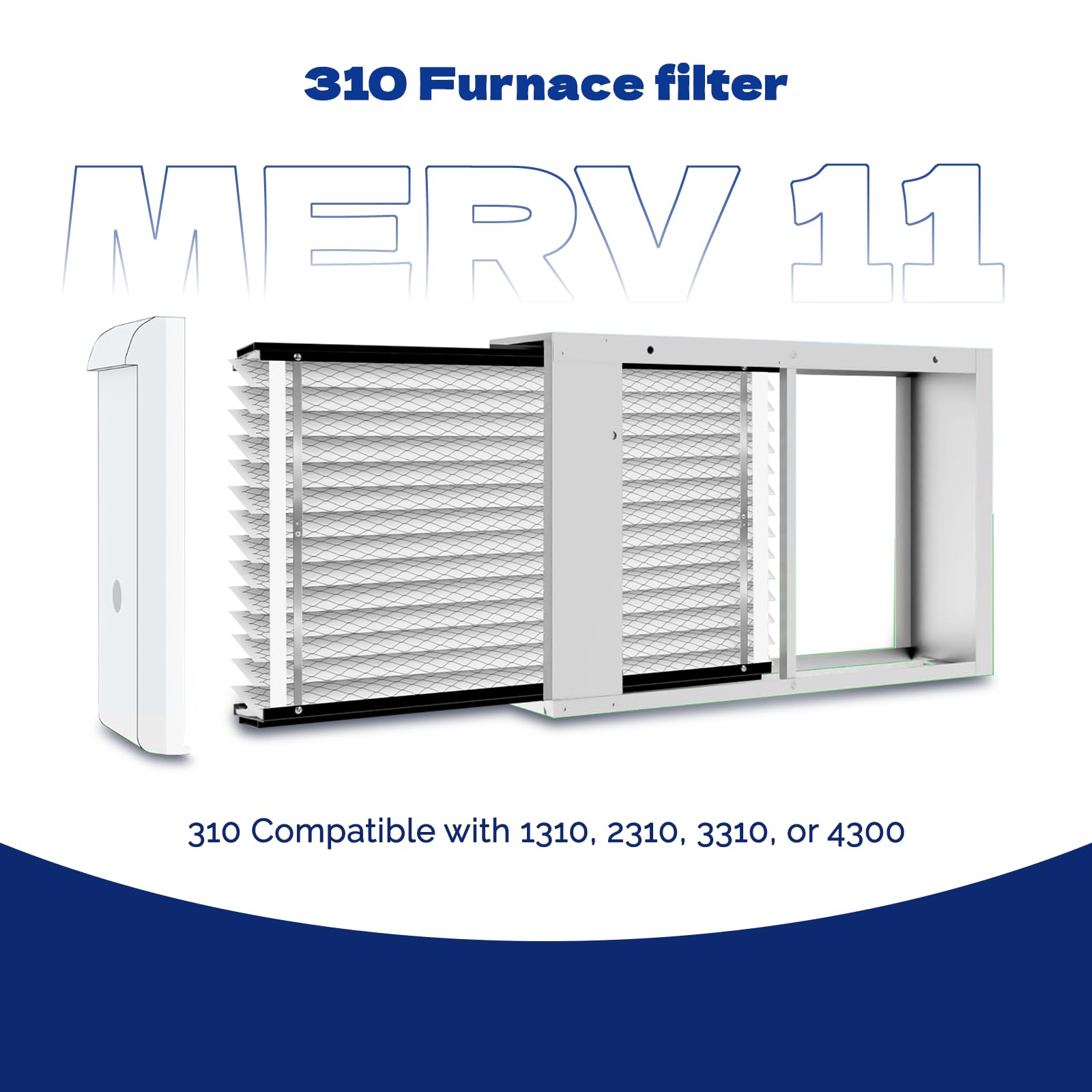 Ziuwery 310 filter being installed in an Aprilaire unit.