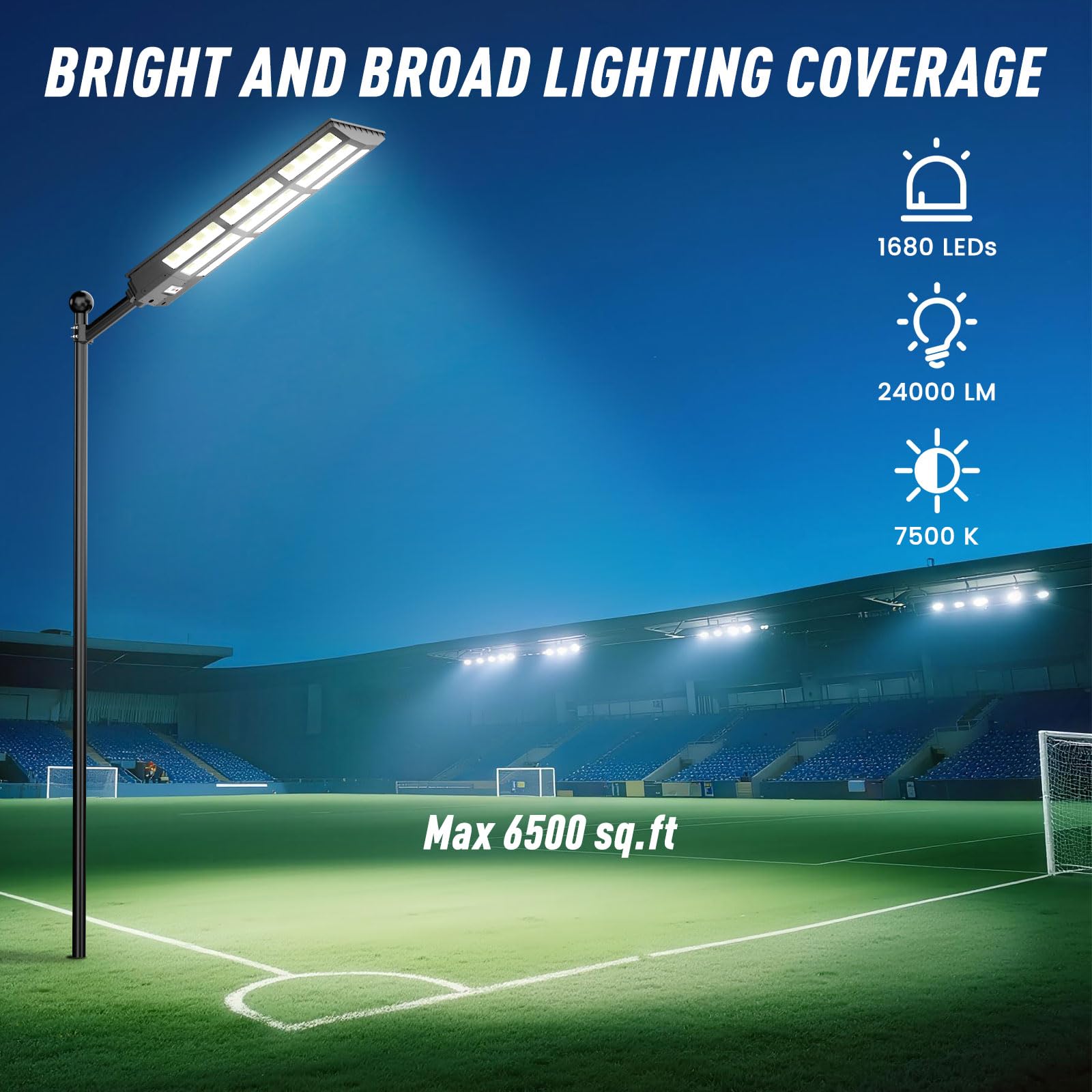 ZIZIWIN 15000W unit with motion sensor activates brightness on movement