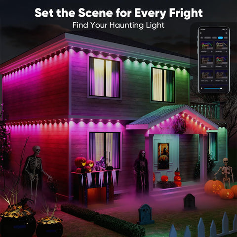 ZJEQB 98 scene modes suit Halloween and Christmas decor themes.