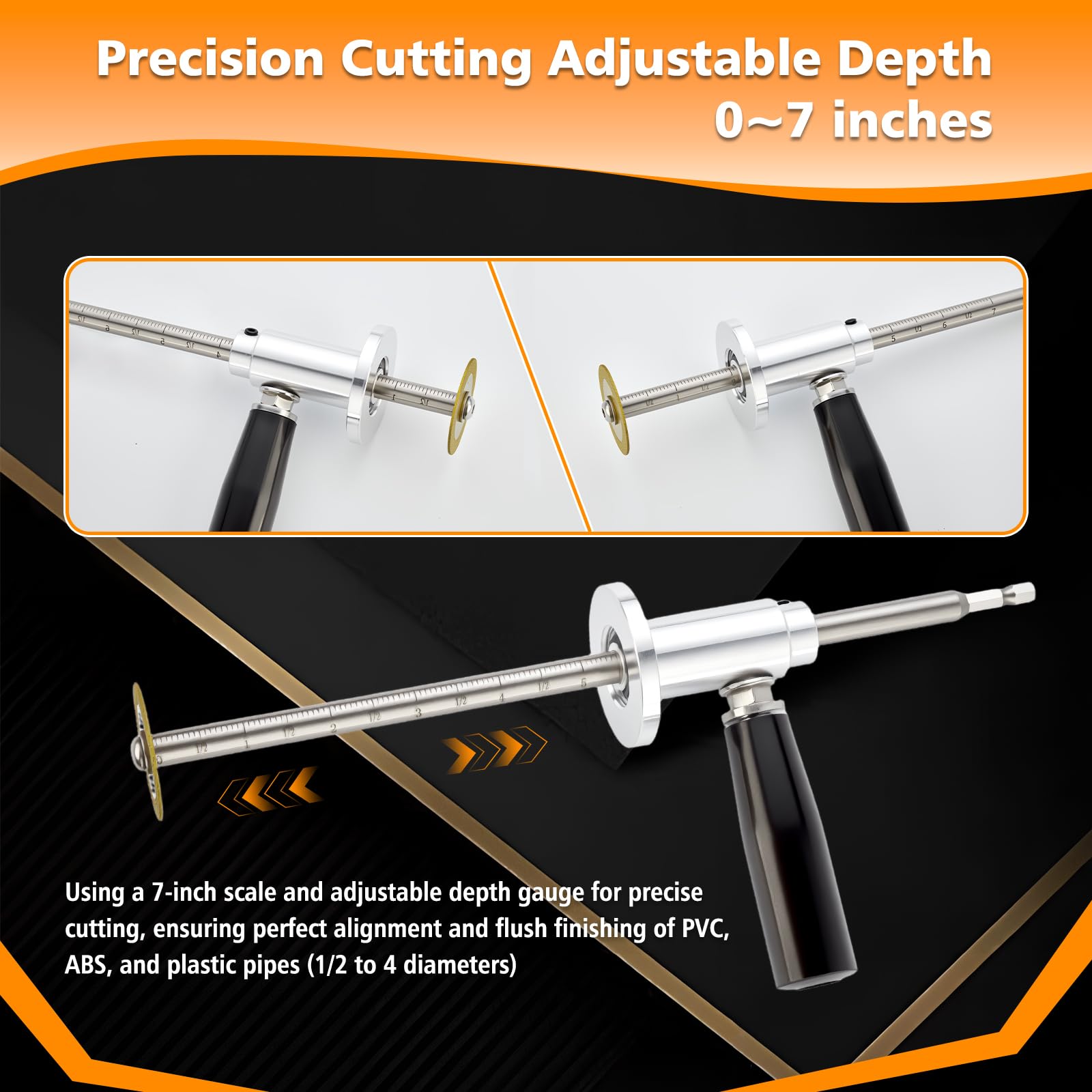 ZJFLNZYC guide disc ensures correct pipe size alignment.