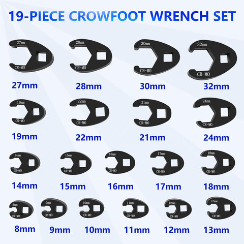 ZKTOOL crowfoot wrench 9mm ideal for hard-to-reach fasteners on 3/8 drive.