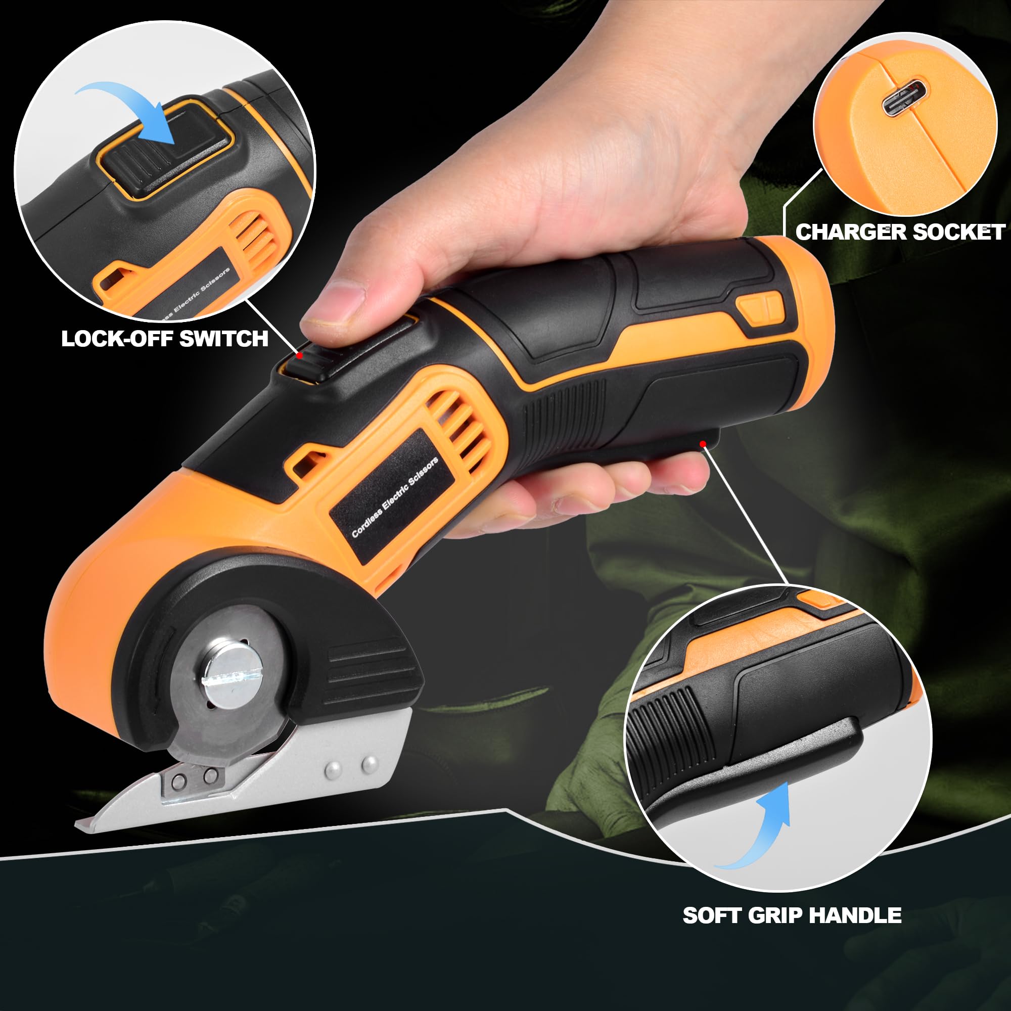 Zlbosu jomeda ergonomic handle reduces hand fatigue