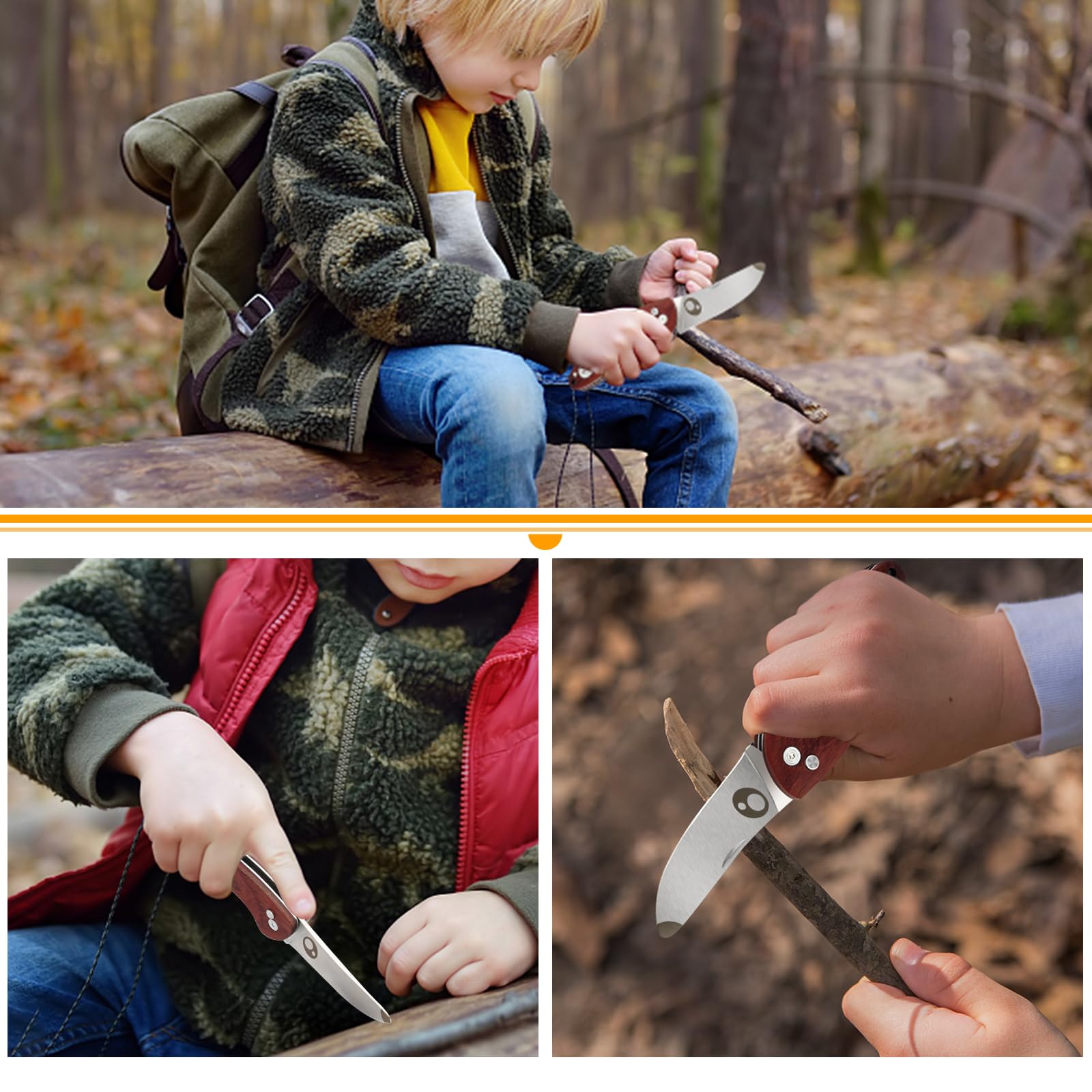 ZLemma knife for camping and picnics inspires practical skills outdoors.