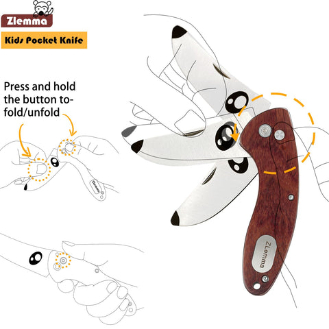 ZLemma folding mechanism keeps the tool compact.