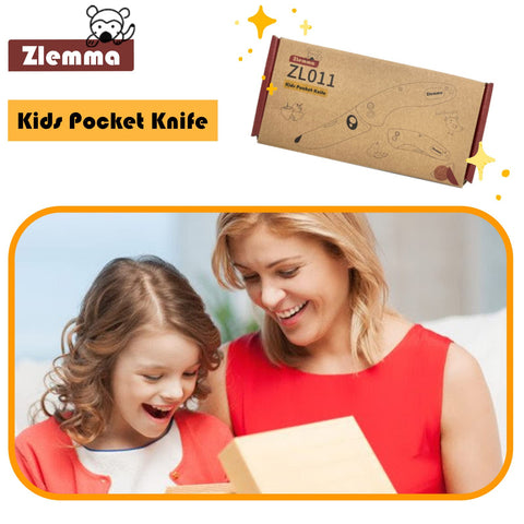 ZLemma kids knife in action supports safe, hands-on learning.