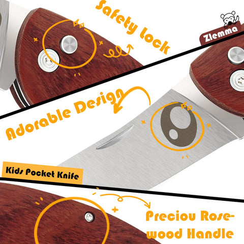 ZLemma blade in Japanese steel delivers durable edge for crafts.