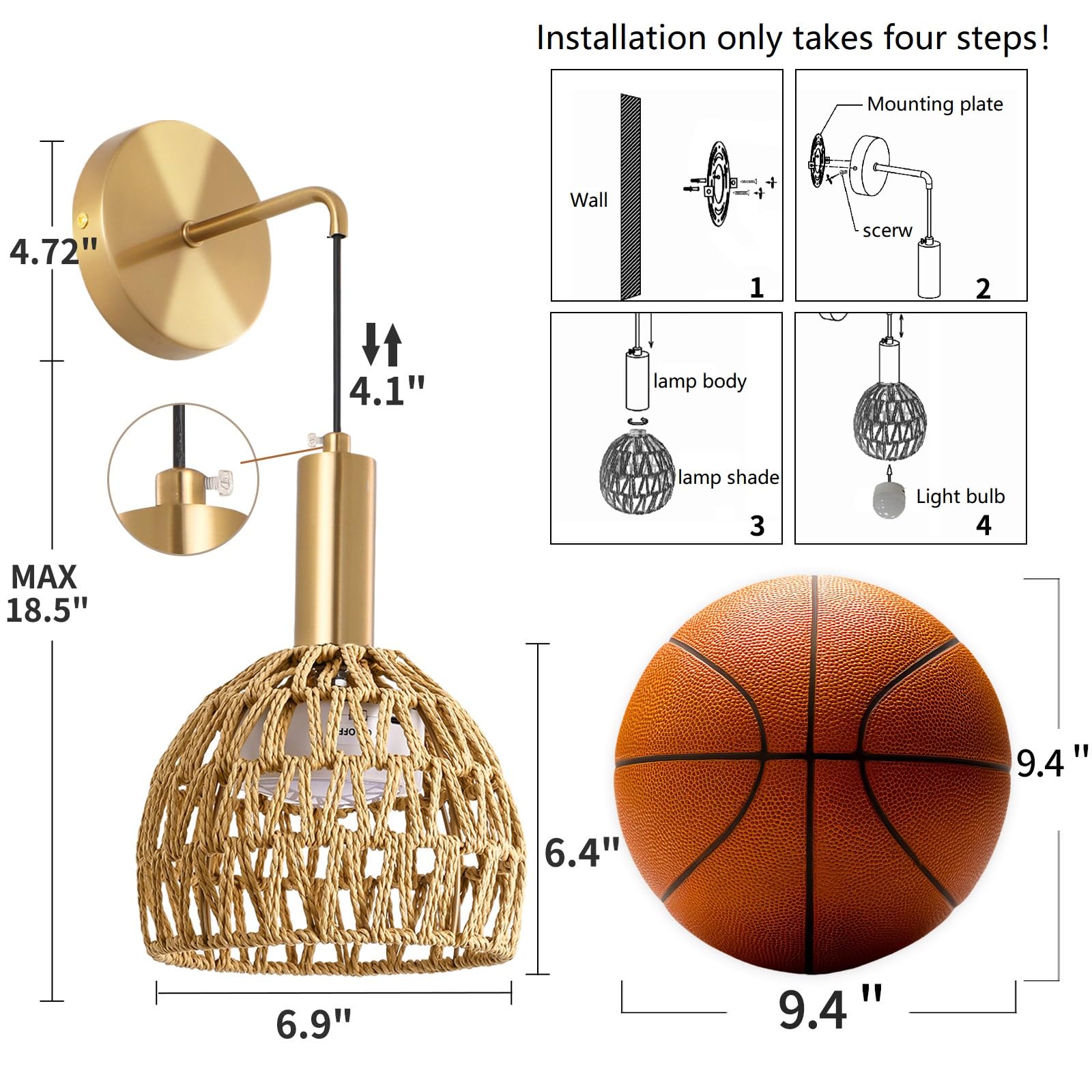 Zlierop two-pack sconces add a warm glow to entryways and bedrooms