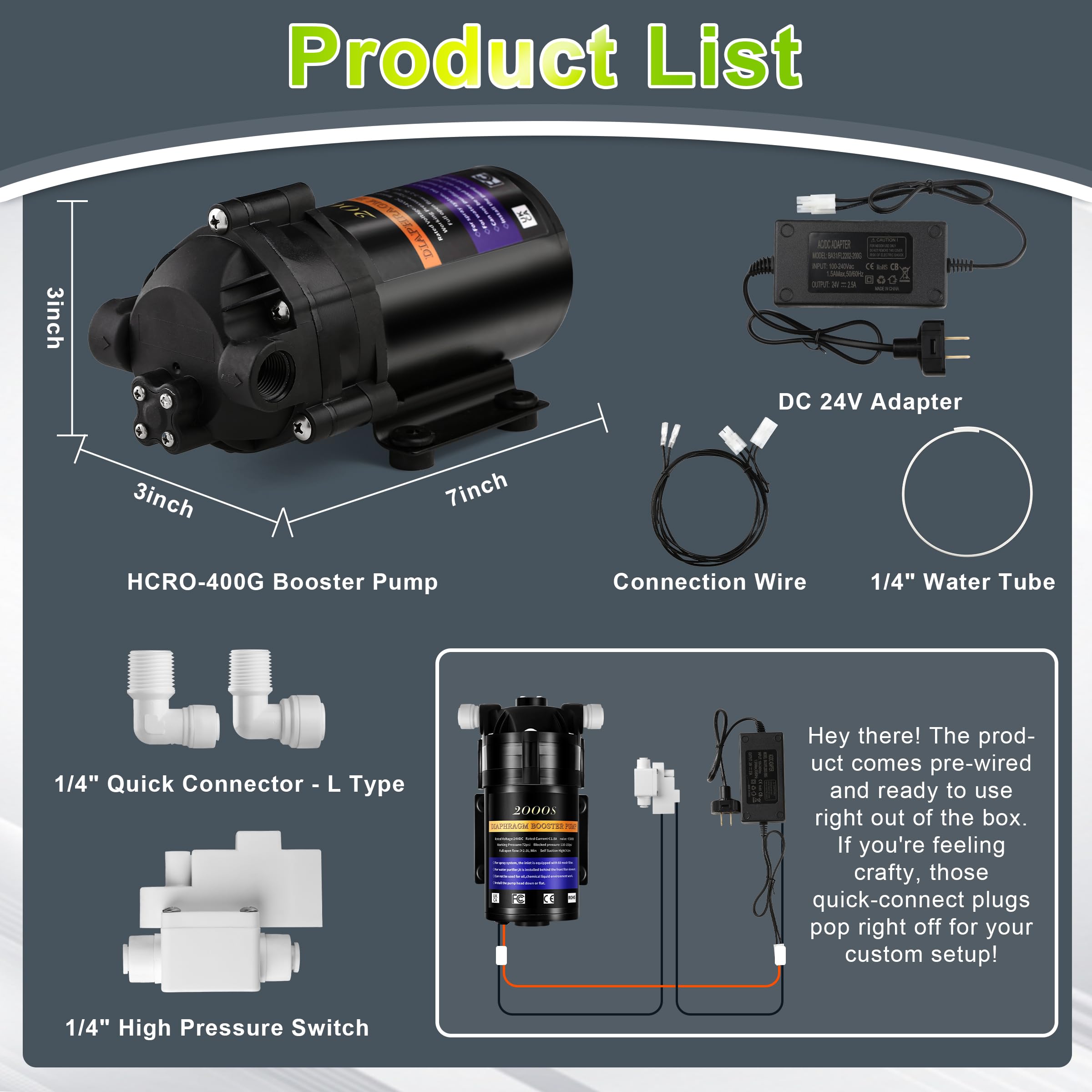 Zlshmoee 6800 booster pump operates quietly under 40 dB