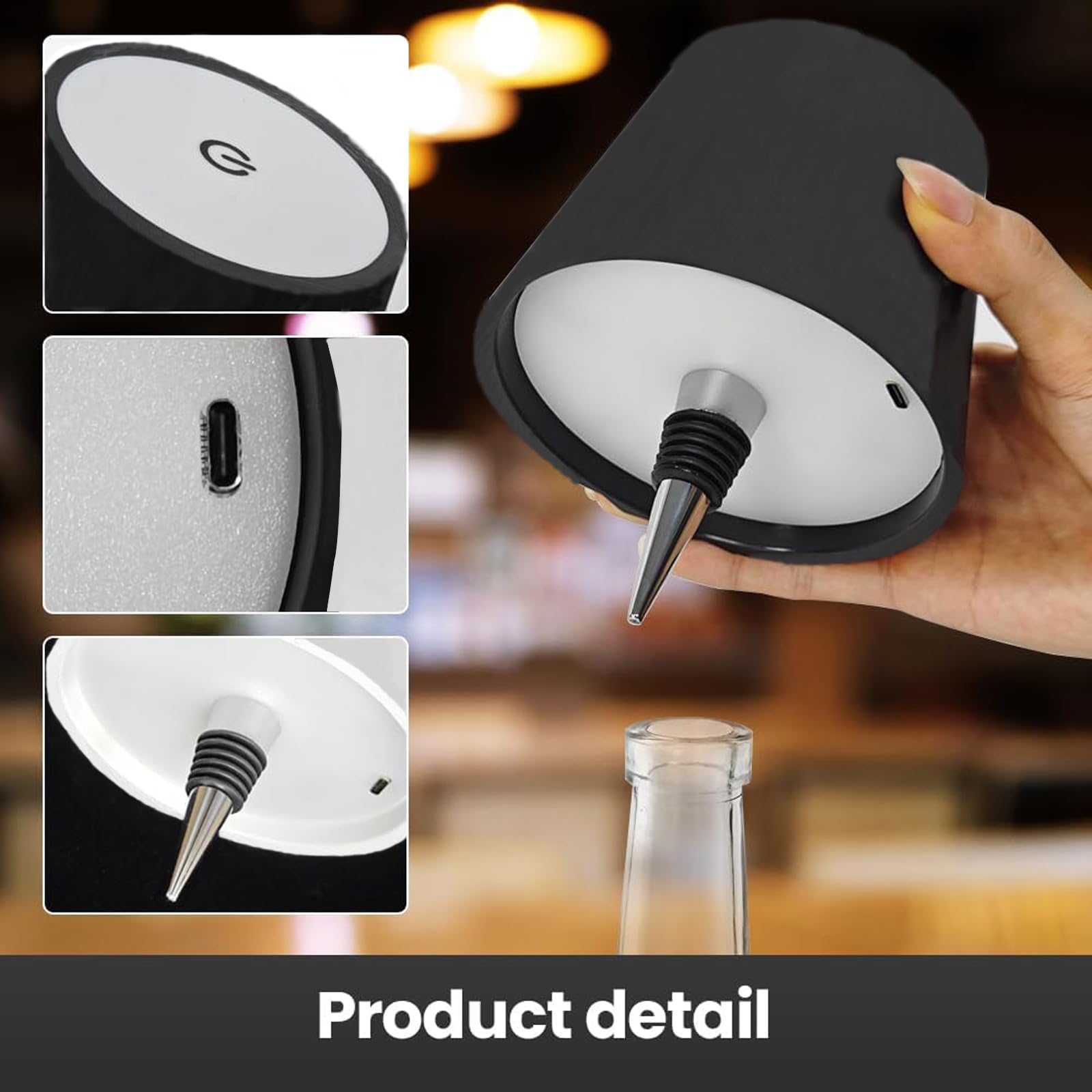 zmiao DIY bottle compatibility uses beer, wine, or whiskey bottles