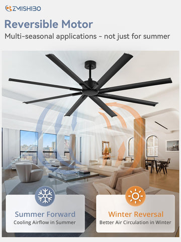 ZMISHIBO three downrod options for precise ceiling height installation.