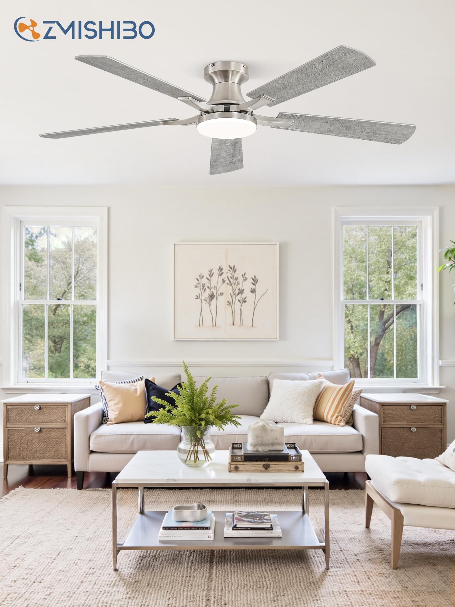 ZMISHIBO energy-efficient LED option reduces power use while brightening spaces.